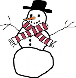 Winter snowman clipart 4 » Clipart Portal