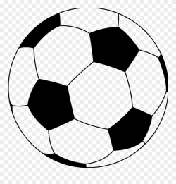 Simple Soccer Ball - Transparent Cartoon Soccer Ball Clipart ...