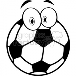 102547-Cartoon-Clipart-Soccer-Ball-Cartoon-Character clipart. Royalty-free  clipart # 384092