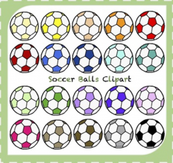 Soccer Balls Clipart / Sports Clipart