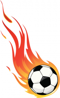 Soccer Ball With Flames Clipart | Free download best Soccer Ball ...