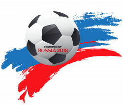 World Cup Russia 2018 with Soccer Ball PNG Clip Art ...