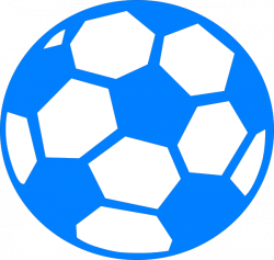 Blue Soccer Ball Clip Art at Clker.com - vector clip art online ...