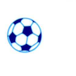 Blue Soccer Ball clipart, cliparts of Blue Soccer Ball free download ...