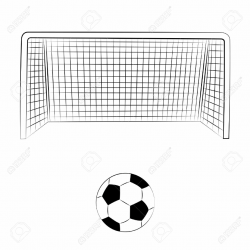 74+ Soccer Goal Clipart | ClipartLook