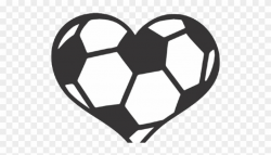 Heart Pictures Clipart Soccer Ball - Soccer Ball Heart Clipart - Png ...