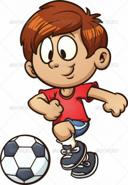 Soccer Kid | Fitness Vector | Kids soccer, Cartoon kids, Soccer