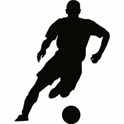 Free Soccer Player Silhouette, Download Free Clip Art, Free Clip Art ...
