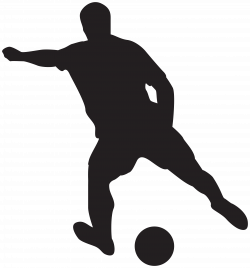 Soccer Player Silhouettes Clipart Image | Gallery Yopriceville ...