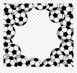 Word Sort Clipart Football Clip Art - Soccer Ball Frame Transparent ...