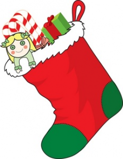 Santa socks clipart - Clip Art Library