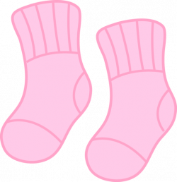 Pink Baby Girl Socks | Baby girl socks, Baby clip art, Baby ...