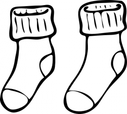 Clothing Pair Of Haning Socks clip art Free vector in Open ...