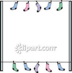 Blank Sign With Socks On A Clothesline - Royalty Free ...
