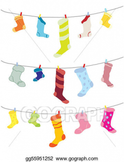 Stock Illustration - socks. Clip Art gg55951252 - GoGraph