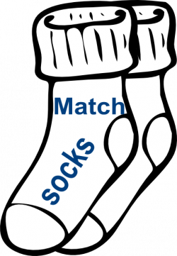 Matching socks clipart - Clip Art Library