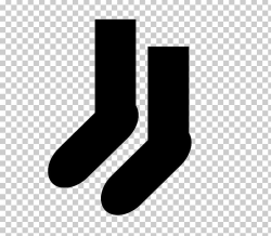 Sock Silhouette Knee Highs Clothing PNG, Clipart, Animals ...
