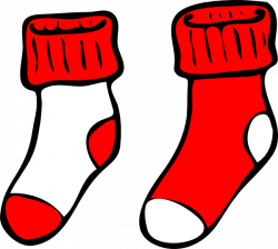 Red Socks Vector Clip Art at Clker.com - vector clip art ...