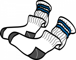 Athletic Crew Socks clip art (109202) Free SVG Download / 4 ...