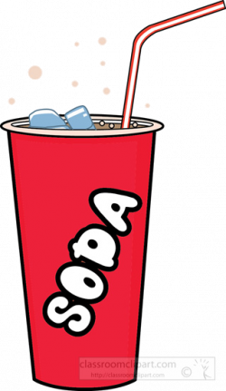 Soda Drink And Beverage Clipart Soda-with-ice-straw- Png - AZPng