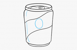 How To Draw Soda Can - Soda Can Drawing Easy #2176140 - Free ...