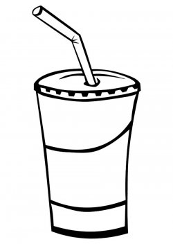 Soda clipart black and white 7 » Clipart Station