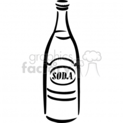 soda outline clipart. Royalty-free clipart # 383023