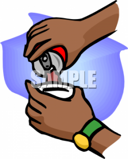 A Person\'s Hands Pouring Soda Clipart Image - foodclipart.com