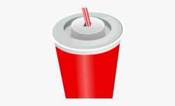 Drink Clipart Cup Straw - Transparent Background Soda ...