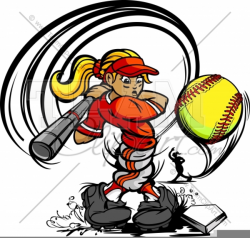 Little Girl Softball Clipart | Free Images at Clker.com - vector ...
