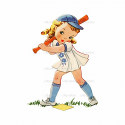 INSTANT DOWNLOAD - Batter Up - ready to print digital image (Little ...