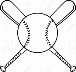 Softball ball and bat clipart - ClipartFox | Silhouette | Baseball ...