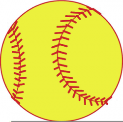 Yellow Softball Free Clipart | Free Images at Clker.com - vector ...