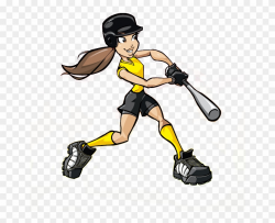 Women\'s Softball Clip Art Clipart Download - Free Cartoon Softball ...