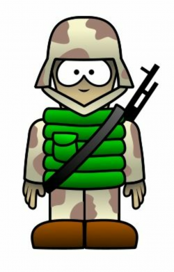 Drawing a cartoon soldier | Soldier drawing, Simple cartoon ...