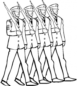 Marching soldier clipart - Clip Art Library