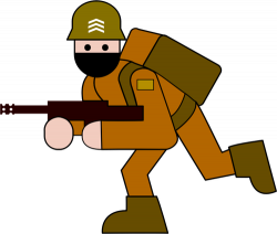 374 soldier free clipart | Public domain vectors