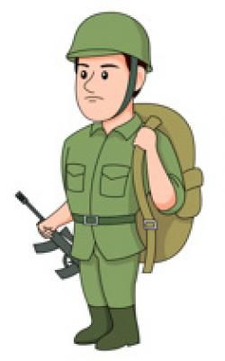 Soldier clipart, transparent - 39,71Kb 131x210 | Clip art ...