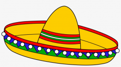 Colorful Mexican Sombrero Hat Free Clip Art Clipart - Cinco ...