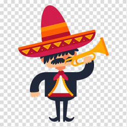 Mariachi Drawing Mexicans, Trumpet transparent background ...