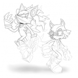 SONIC FORCES - Infinite and Rookie [WIP] by Cylent-Nite ...