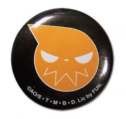 Details about **Legit** Soul Eater Soul Eater Logo Symbol 1.25\'\' Authentic  Anime Button #16036