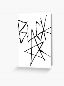 Soul eater - Black Star Signature | Greeting Card