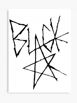 Soul eater - Black Star Signature | Canvas Print