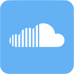 Tropical blue soundcloud 3 icon - Free tropical blue site ...