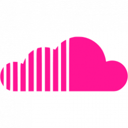Deep pink soundcloud icon - Free deep pink site logo icons