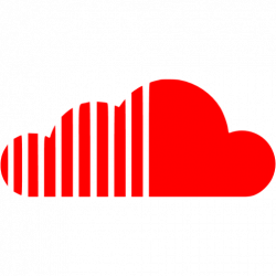 Red soundcloud icon - Free red site logo icons