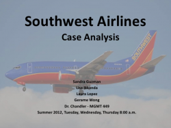 Southwest Airline Case Analysis Wiki