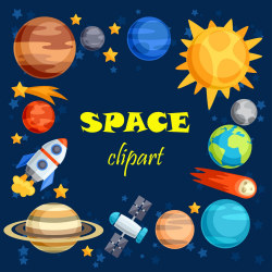 Space clipart. Space clip art. Outer space. Outer space ...