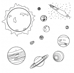 Free Black And White Space Clipart, Download Free Clip Art ...